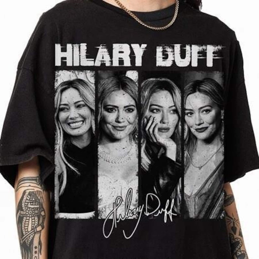Hilary Duff Shirt, 90s Graphic Tee, Hilary Duff Lucky Me Tour 2026 Shirt